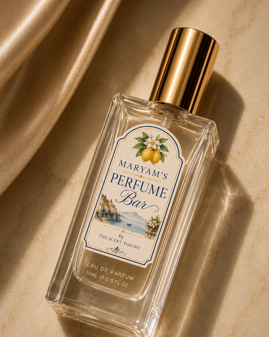 Custom eau de parfum keepsake bottle