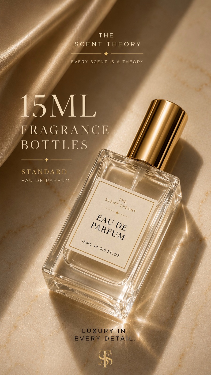 Fifteen millilitre signature eau de parfum flacon